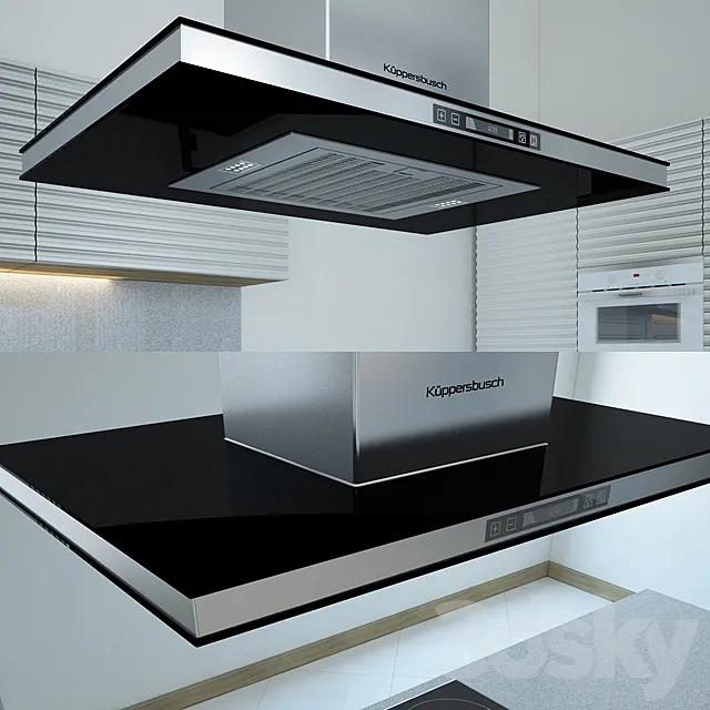 Kitchen Hood Kuppersbusch KD9550 3DModel