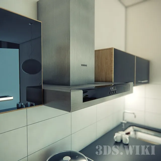 kitchen - Hood Siemens Hood 3D Model