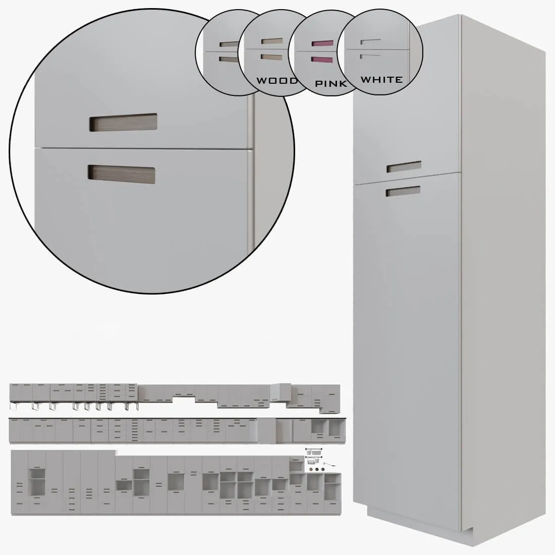 kitchen - IKEA Marsta 1 3D Model
