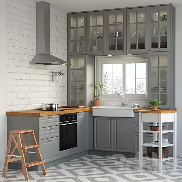 Kitchen IKEA METHOD 3DModel
