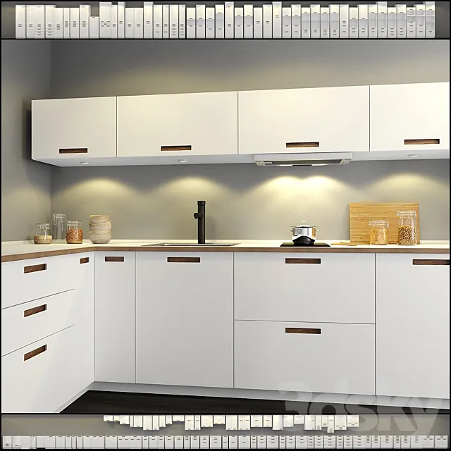 Kitchen IKEA Method-Märsta (Marsta) 3D Model