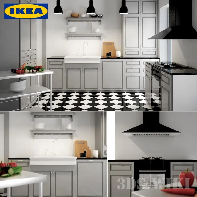 kitchen - IKEA Ready Kitchen 3D Model