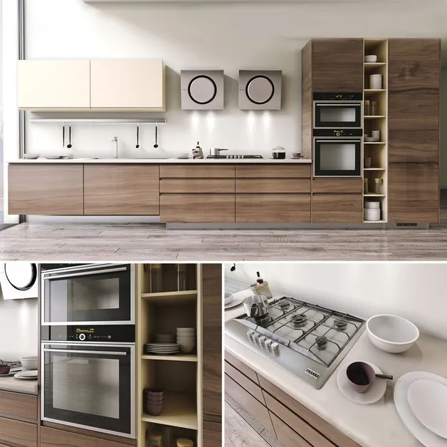 kitchen - Kitchen Cucine Lube linda 3D Model