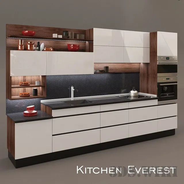 kitchen - Kitchen Everest 3D Model