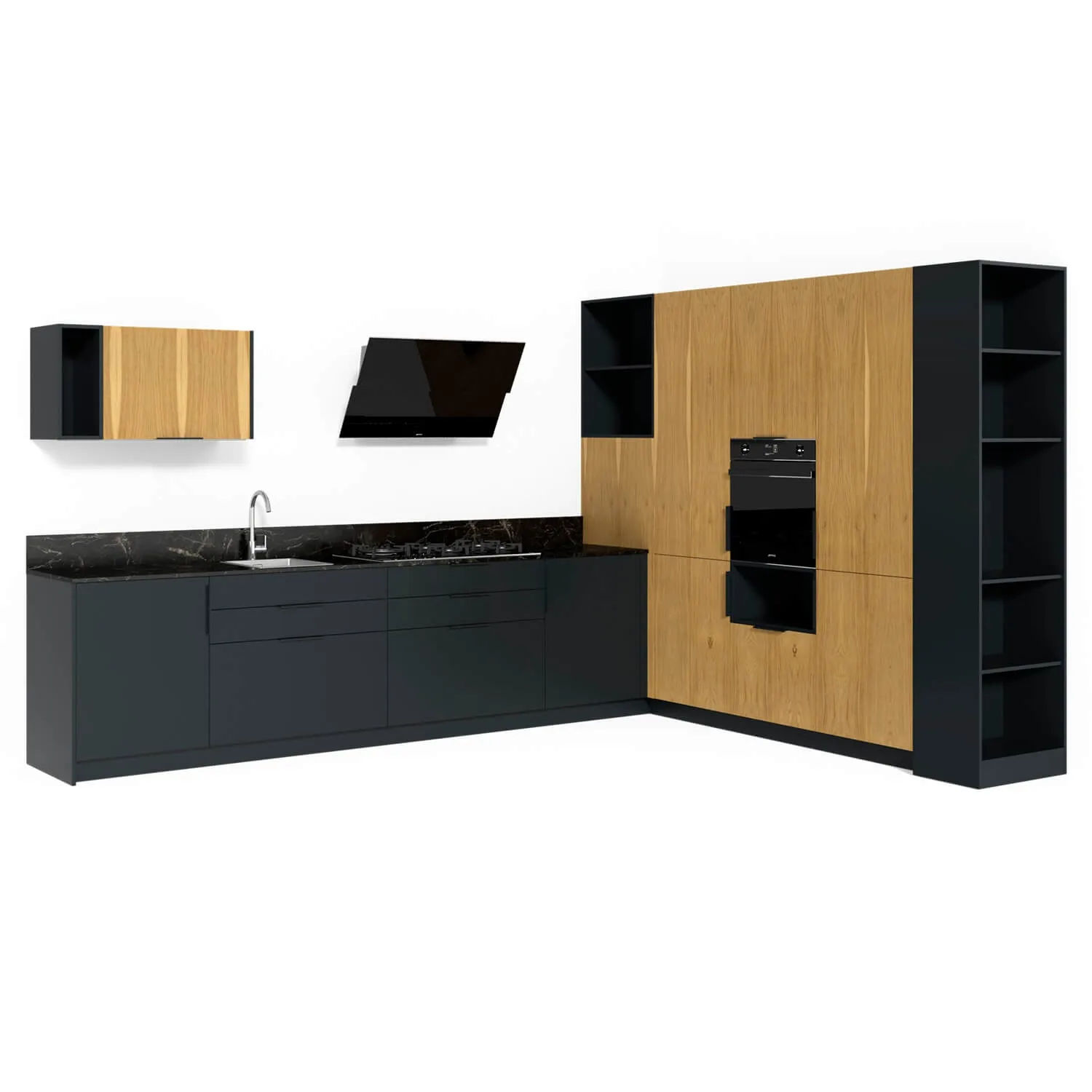 kitchen - Kitchen furniture 004 3D Model