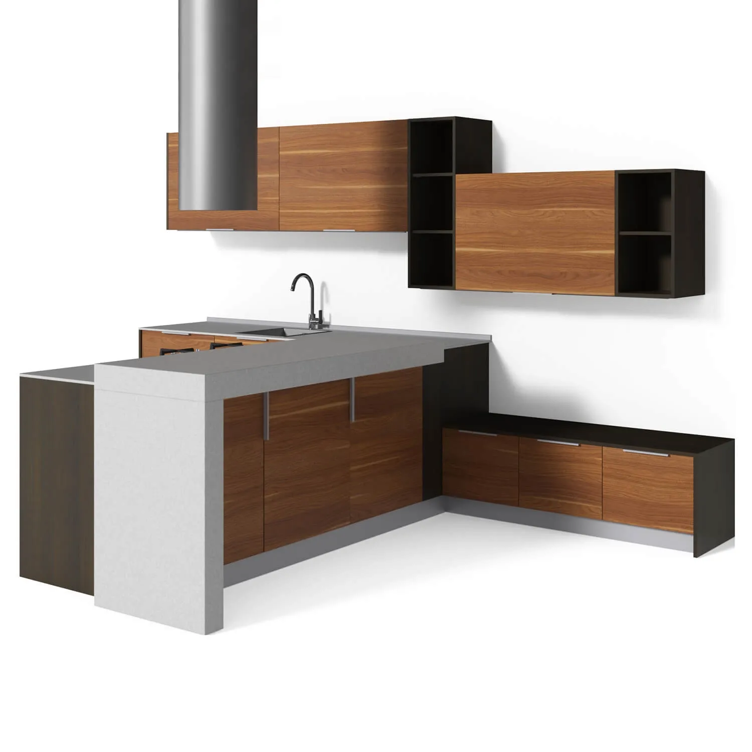 kitchen - Kitchen furniture 04 3D Model