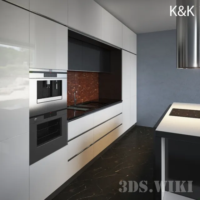 kitchen - Kitchen furniture 3D Model