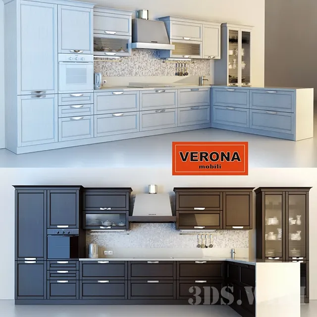 kitchen - Kitchen NAOMI - VERONA 3D Model