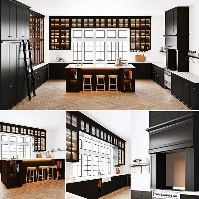 kitchen - Kitchen Set 008 3D Model