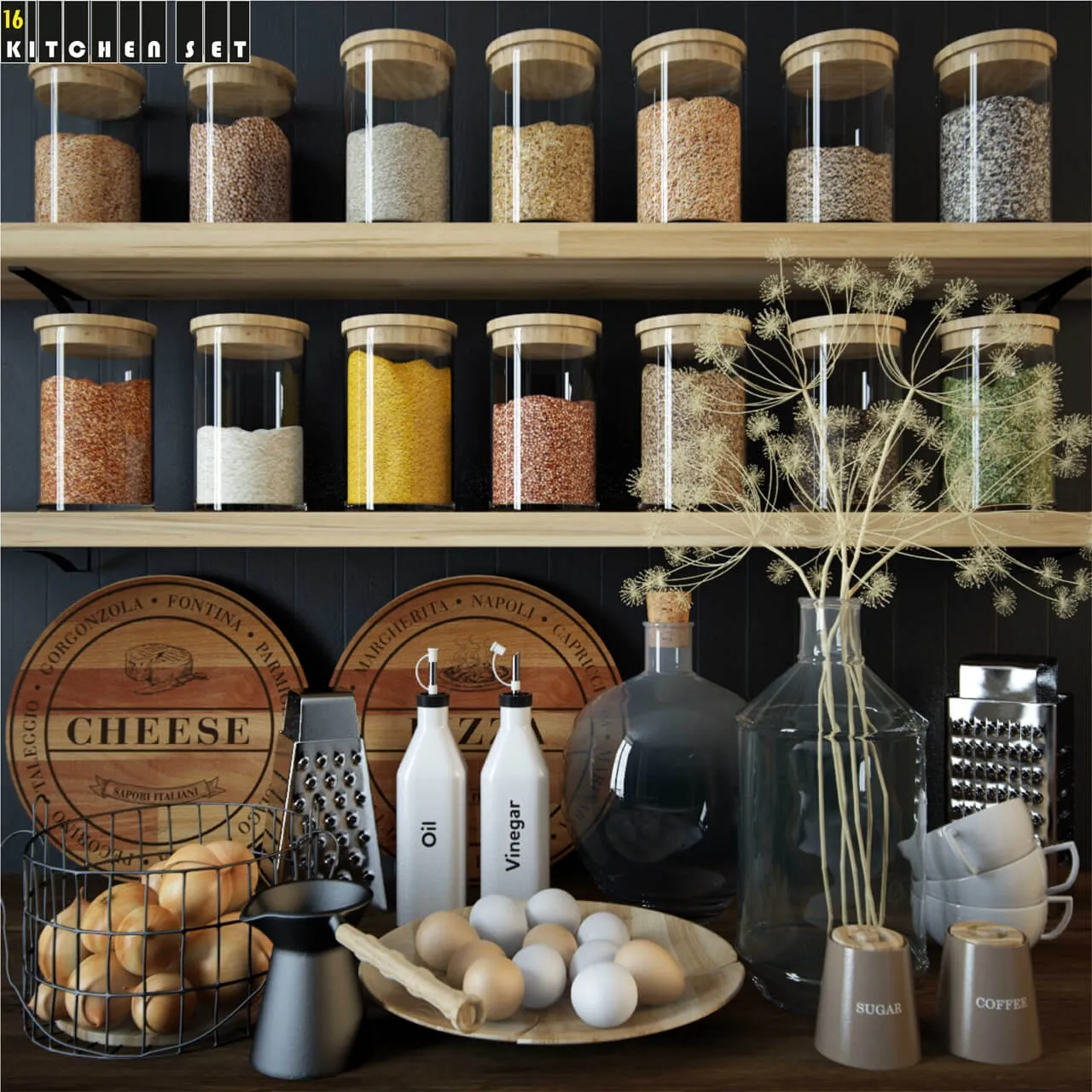 kitchen - Kitchen set 16 3D Model