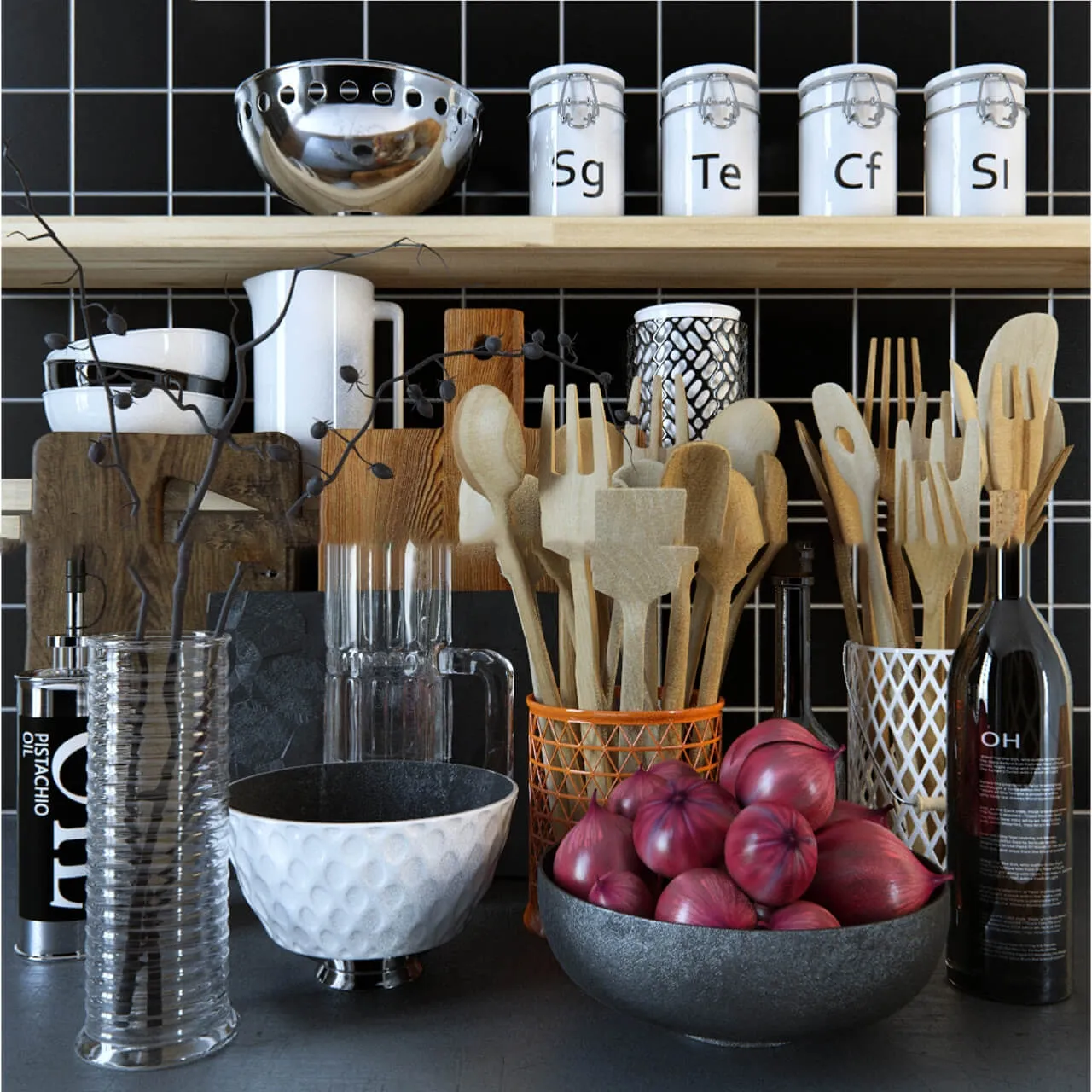 kitchen - Kitchen set 18 3D Model