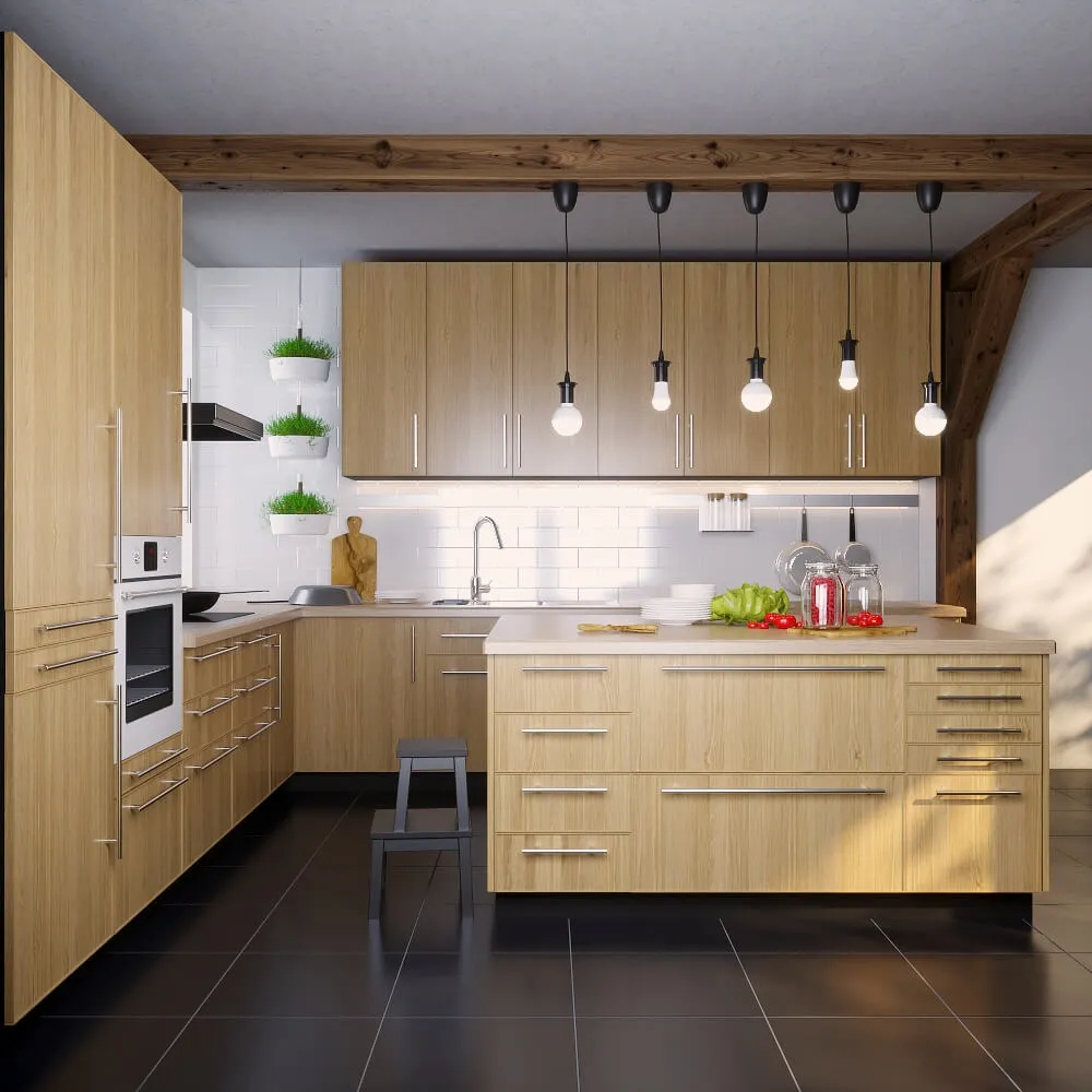 kitchen - Kitchen Set Ekestad 3D Model
