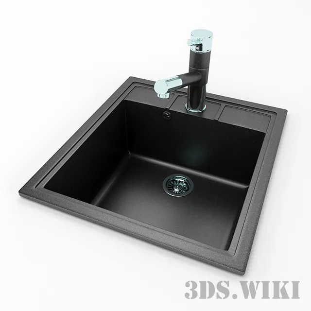 kitchen - Kitchen sink 3D Model