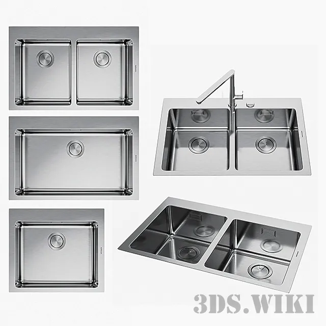 kitchen - Kitchen sinks Barazza 3D Model