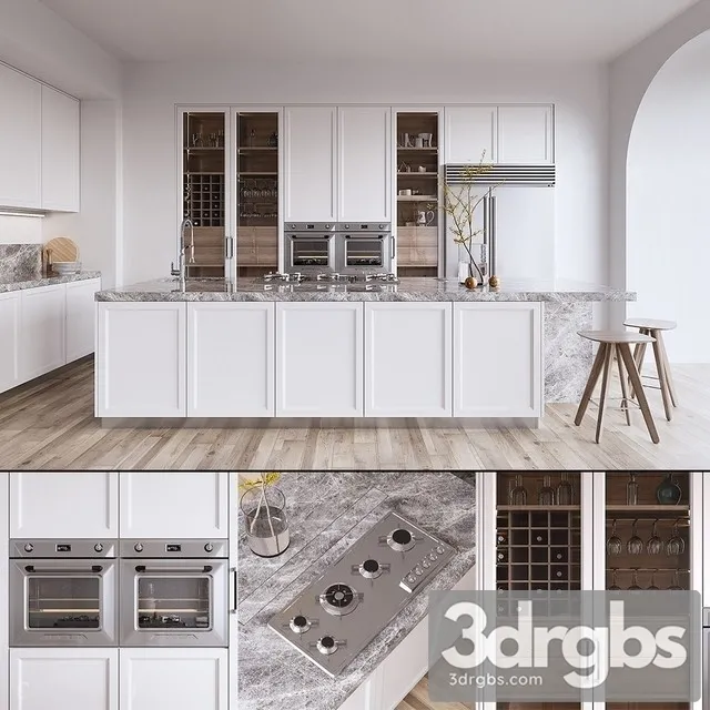 Kitchen L 39 Origine Aeterna 3D Model Free