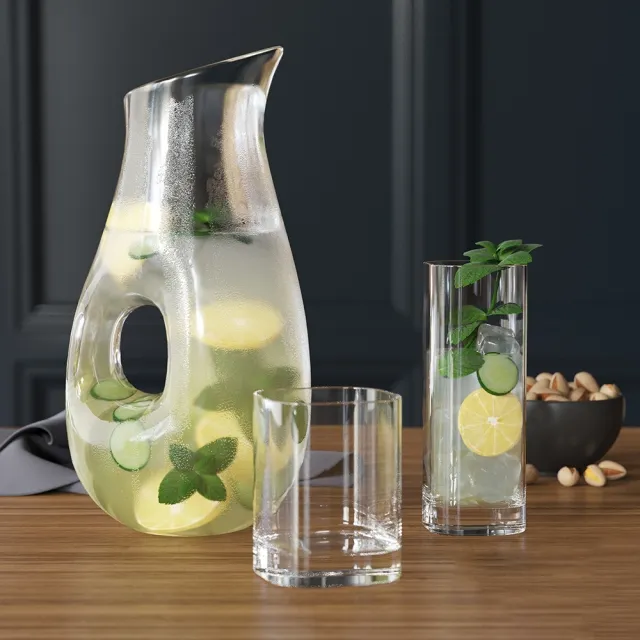 kitchen - Large pitcher of mojito 3D Model