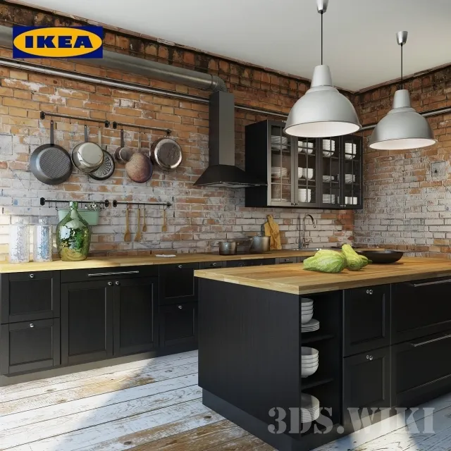 kitchen - Laxarby Kitchen 3D Model