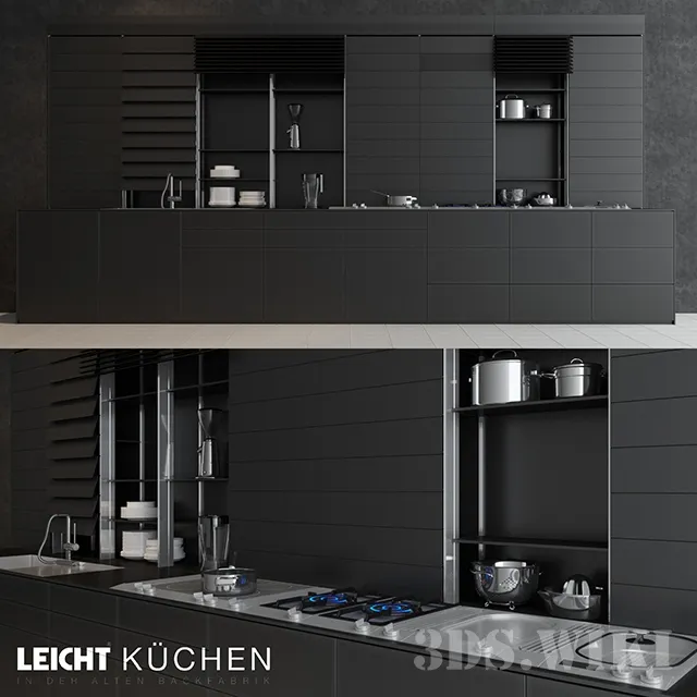 kitchen - Leicht kitchens 3D Model