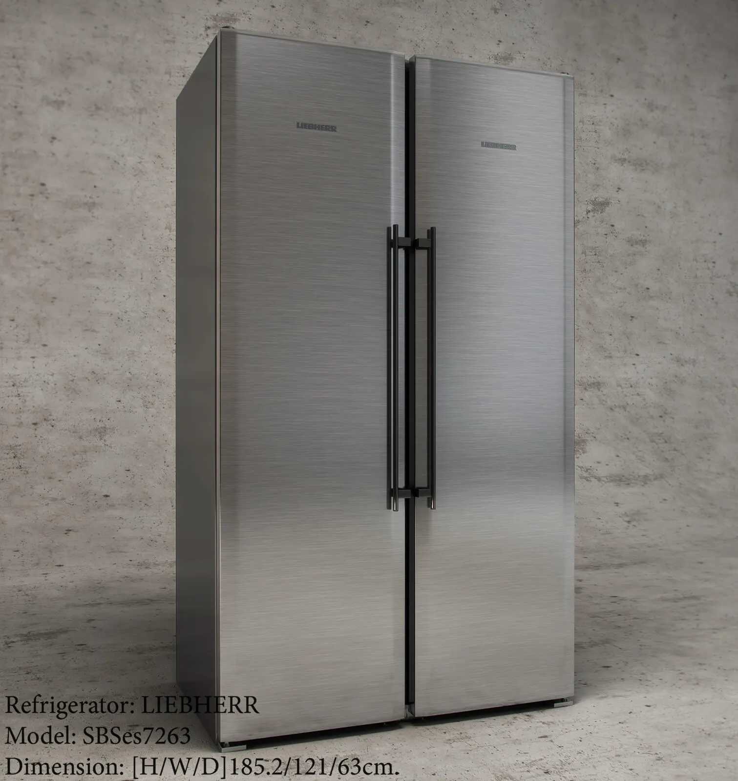 kitchen - Liebherr 2 3D Model