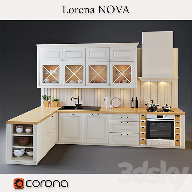 Kitchen Lorena NOVA 3DModel