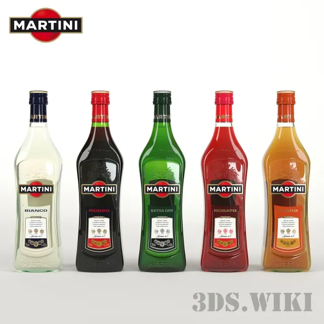 kitchen - MARTINI FAMILY collection 3D Model