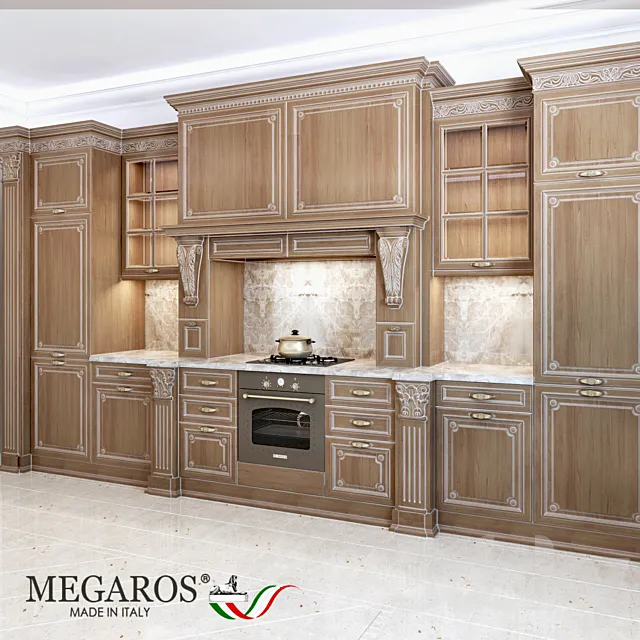 kitchen Megaros duca d'este 1037 3D Model