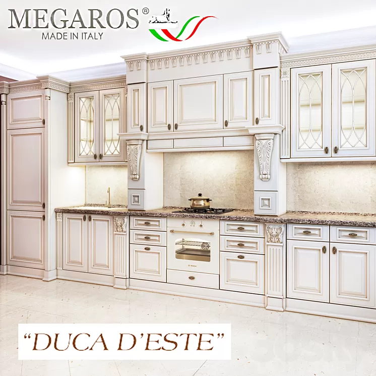 kitchen Megaros duca d'este 3D Model