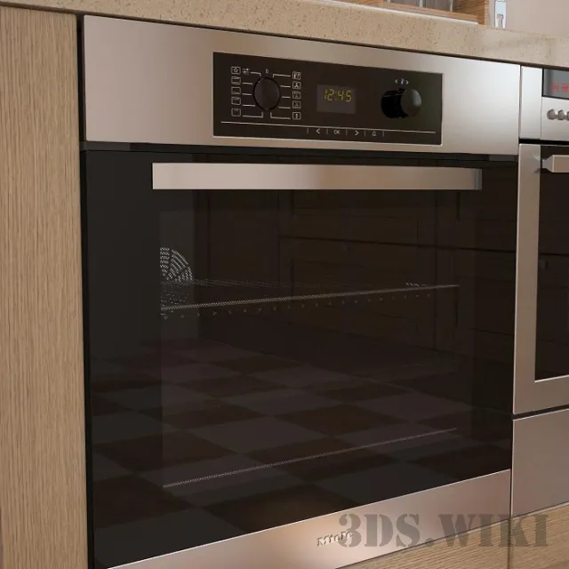 kitchen - Miele H5240 B oven 3D Model