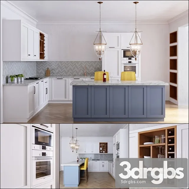 Kitchen milton 3D Model Free