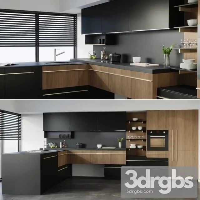 Kitchen Miton Skin 3D Model Free