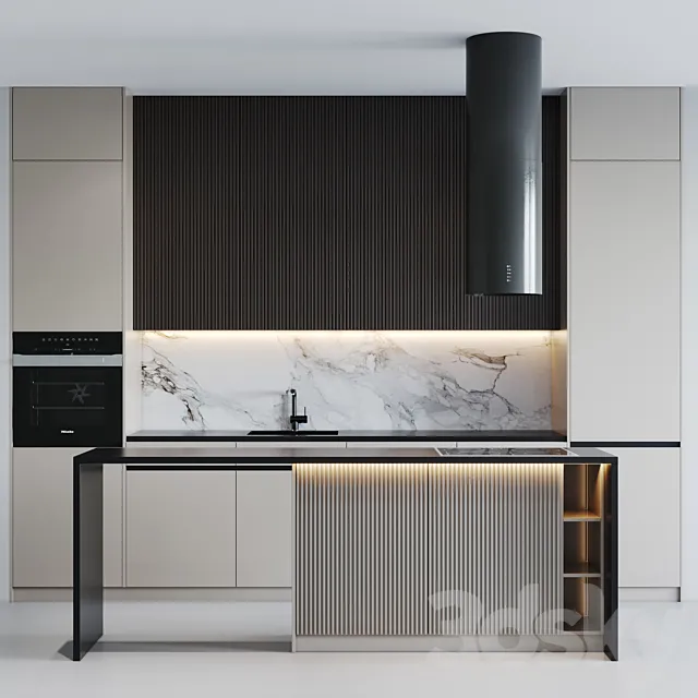 kitchen modern.001 3D Model