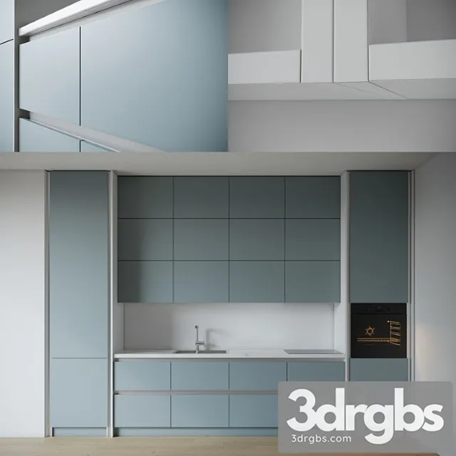 Kitchen Modern 03 3D Model Free