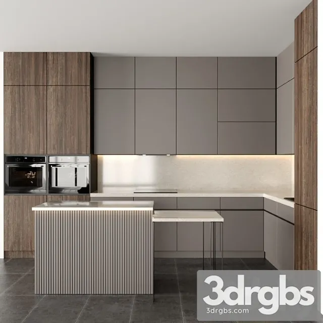 Kitchen Modern 1 3D Model Free