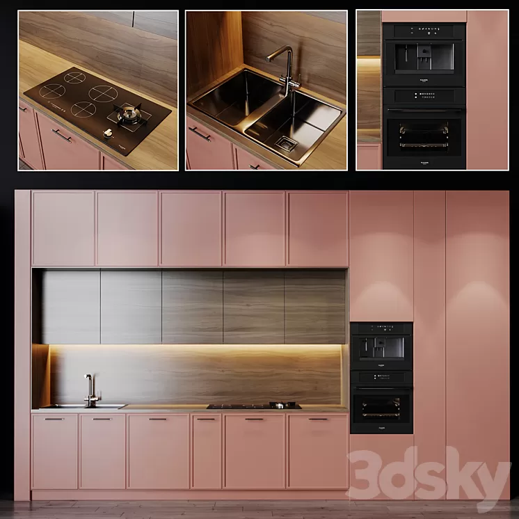 Kitchen Modern 10 3D Model