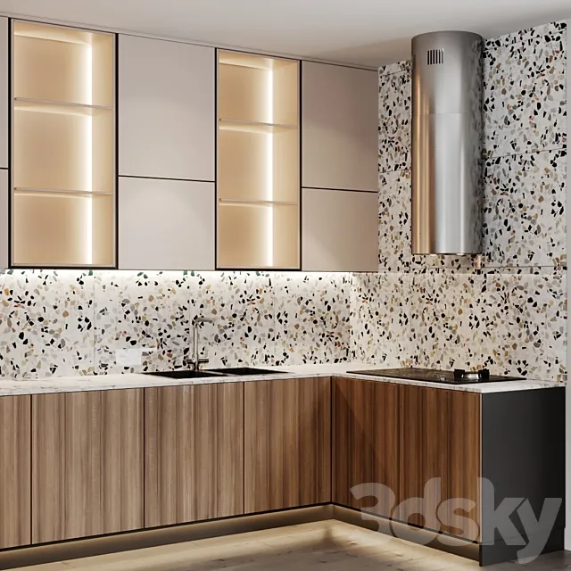 kitchen modern 20 3D Model