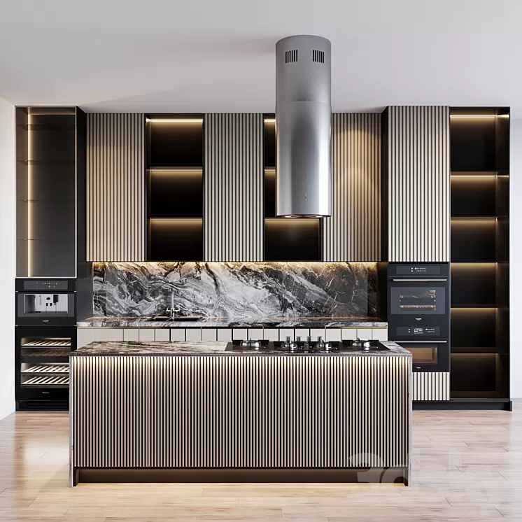 Kitchen modern 24 3D Model