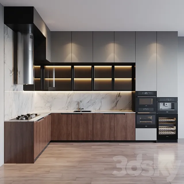 kitchen modern 28 3D Model