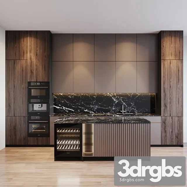 Kitchen modern 30 3D Model Free