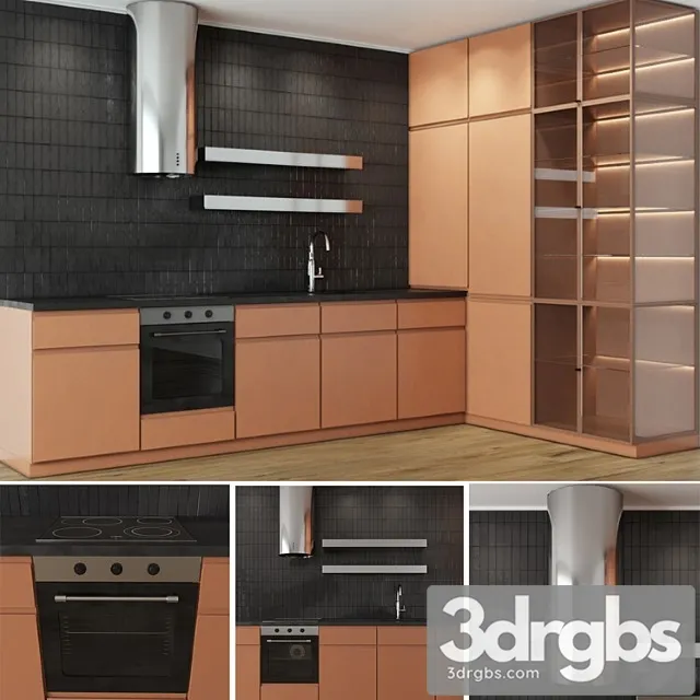 Kitchen modern 3D Model Free