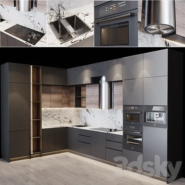 Kitchen Modern 4 3DModel