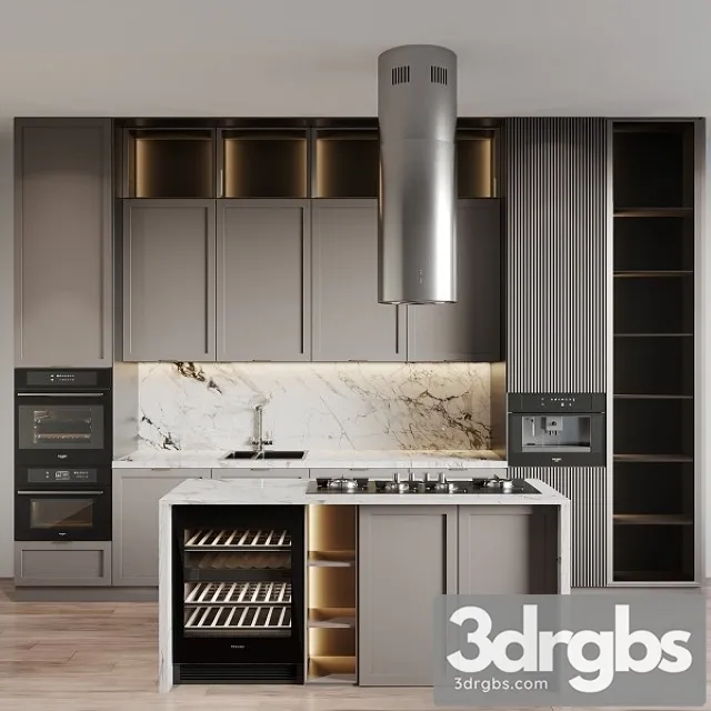 Kitchen Modern 40 3D Model Free