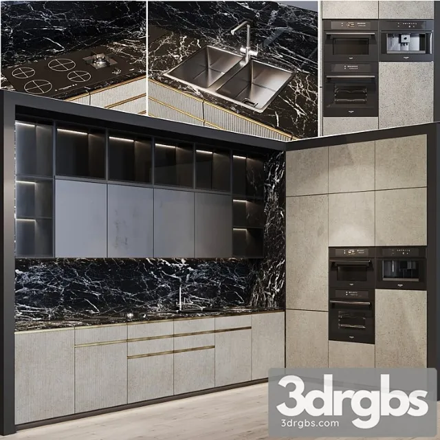 Kitchen modern 5 3D Model Free