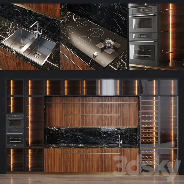 Kitchen Modern 7 3D Model