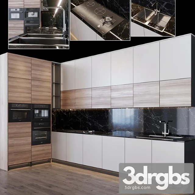 Kitchen modern 8 3D Model Free