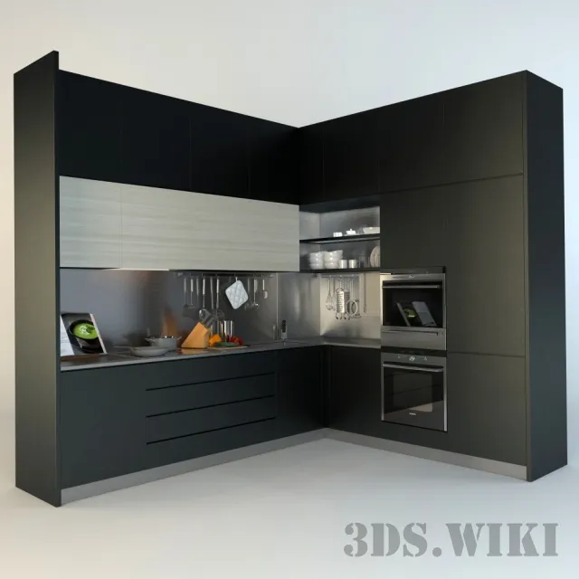 kitchen - Modern kitchen 3D Model