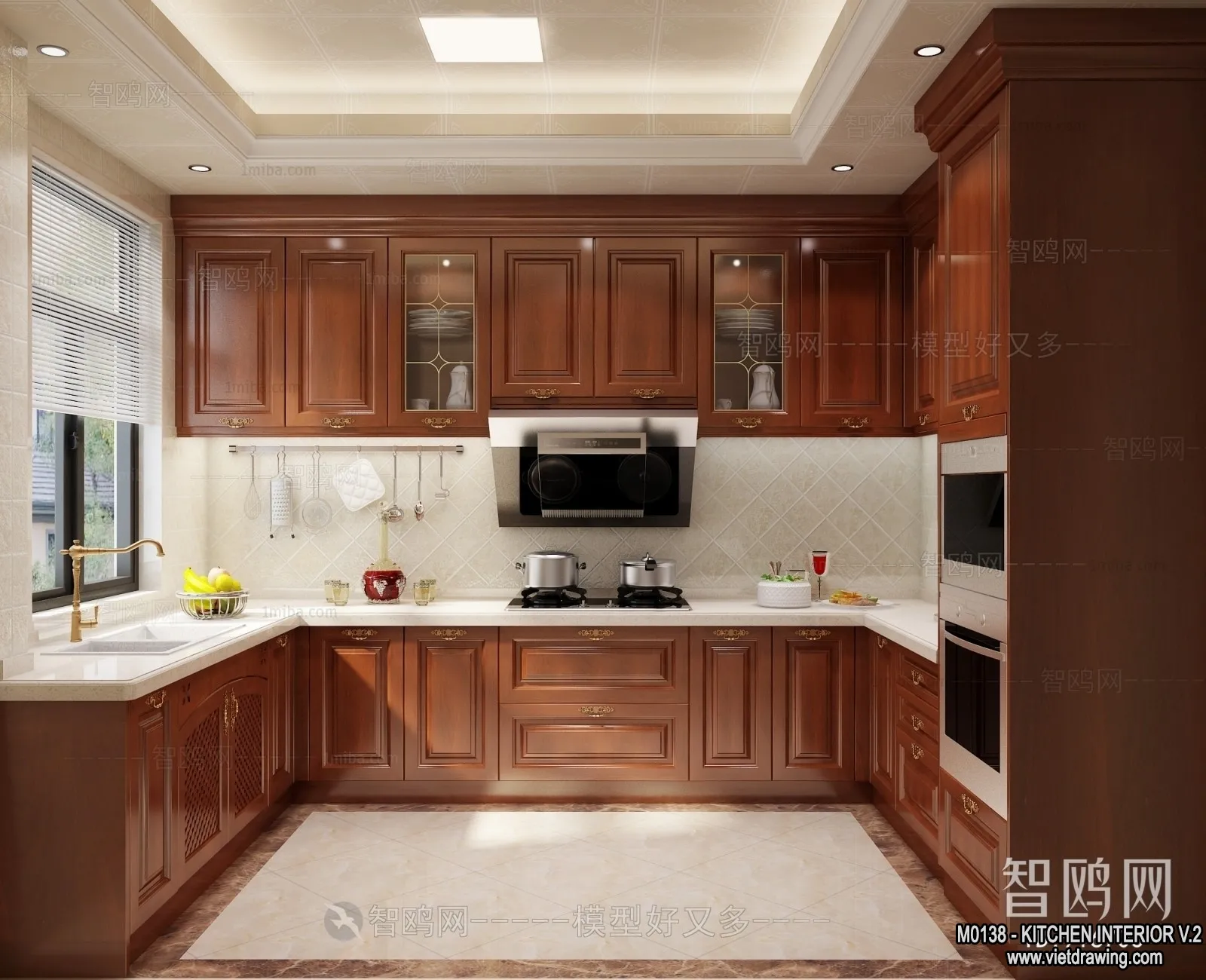 Kitchen - Modern Style Interior 3D Scenes - 117