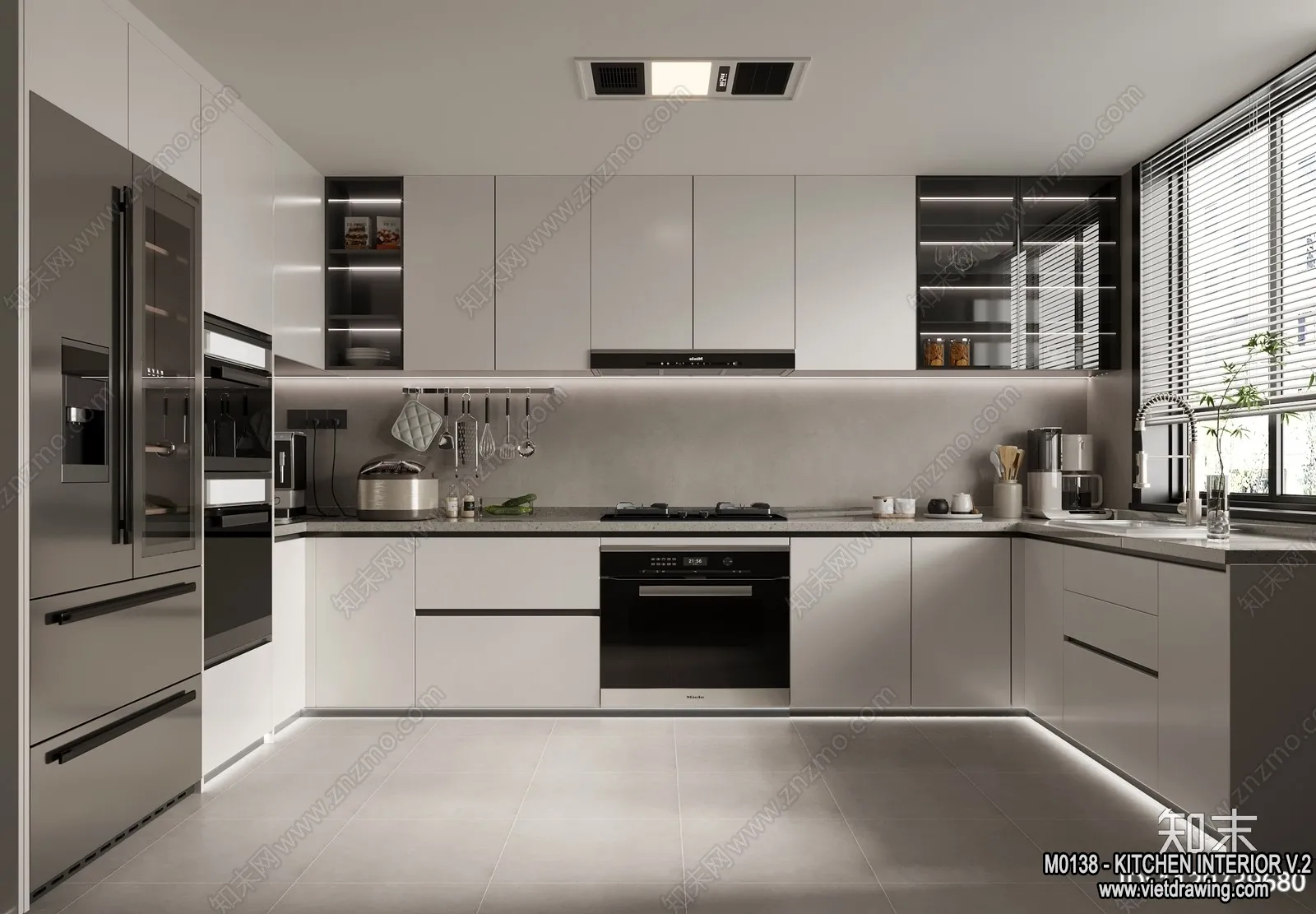 Kitchen - Modern Style Interior 3D Scenes - 118