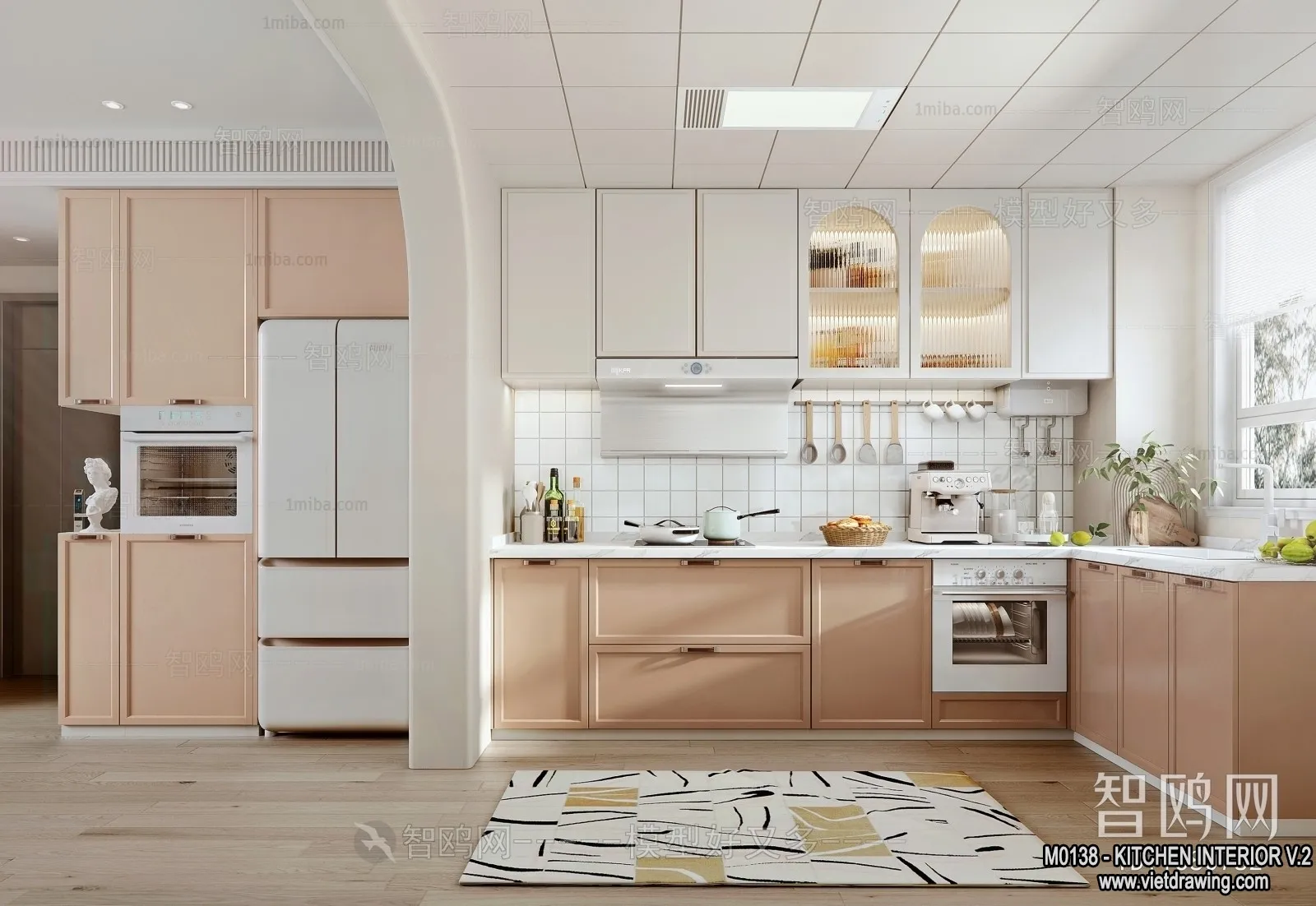 Kitchen - Modern Style Interior 3D Scenes - 137