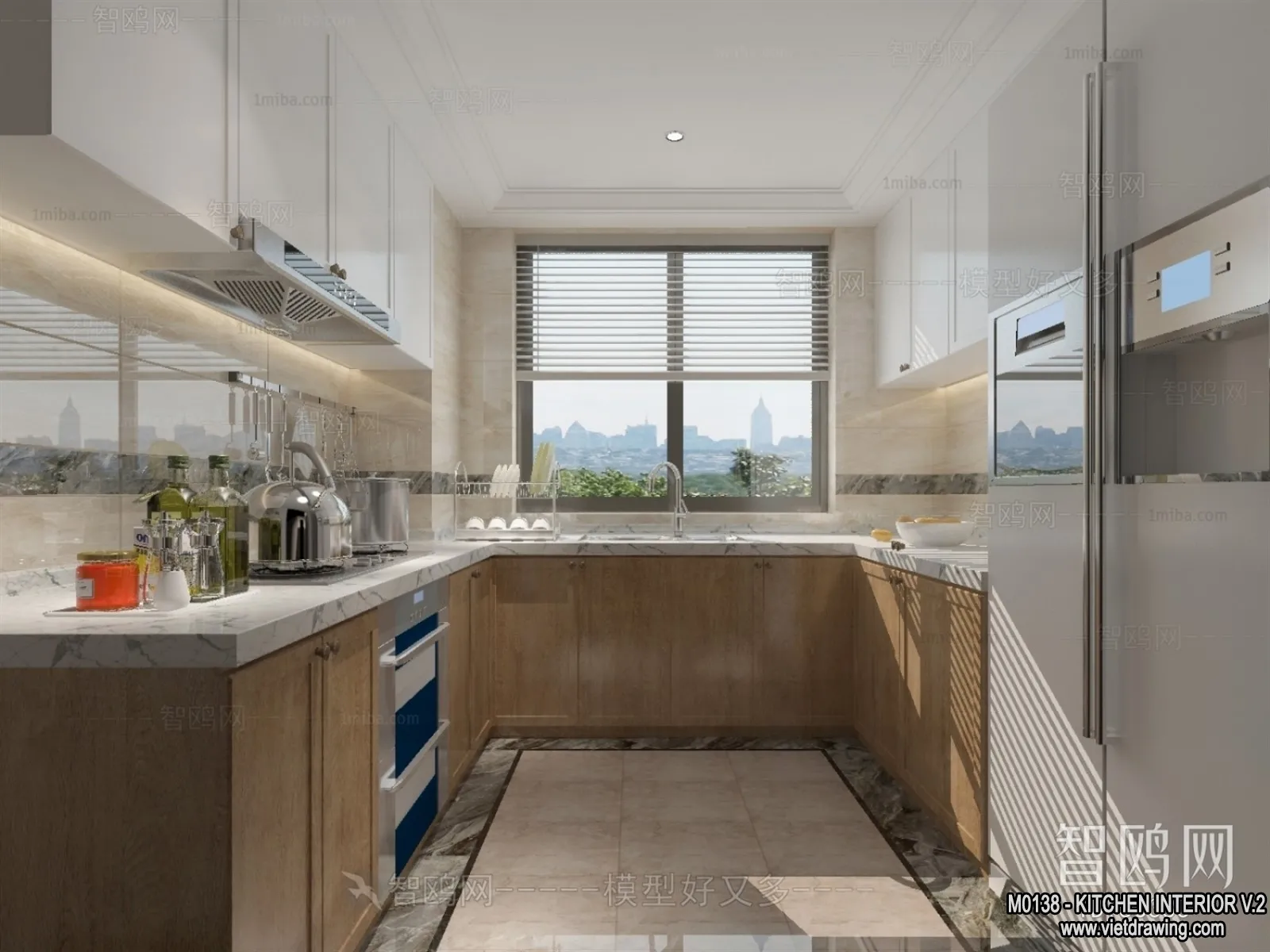 Kitchen - Modern Style Interior 3D Scenes - 153