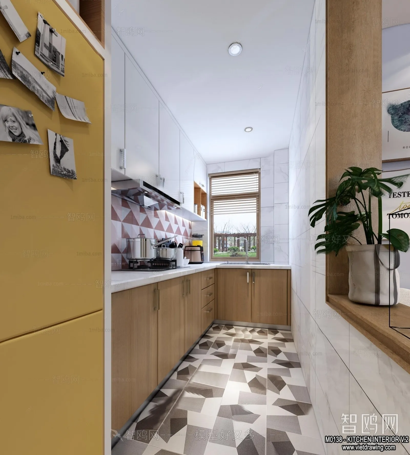 Kitchen - Modern Style Interior 3D Scenes - 155